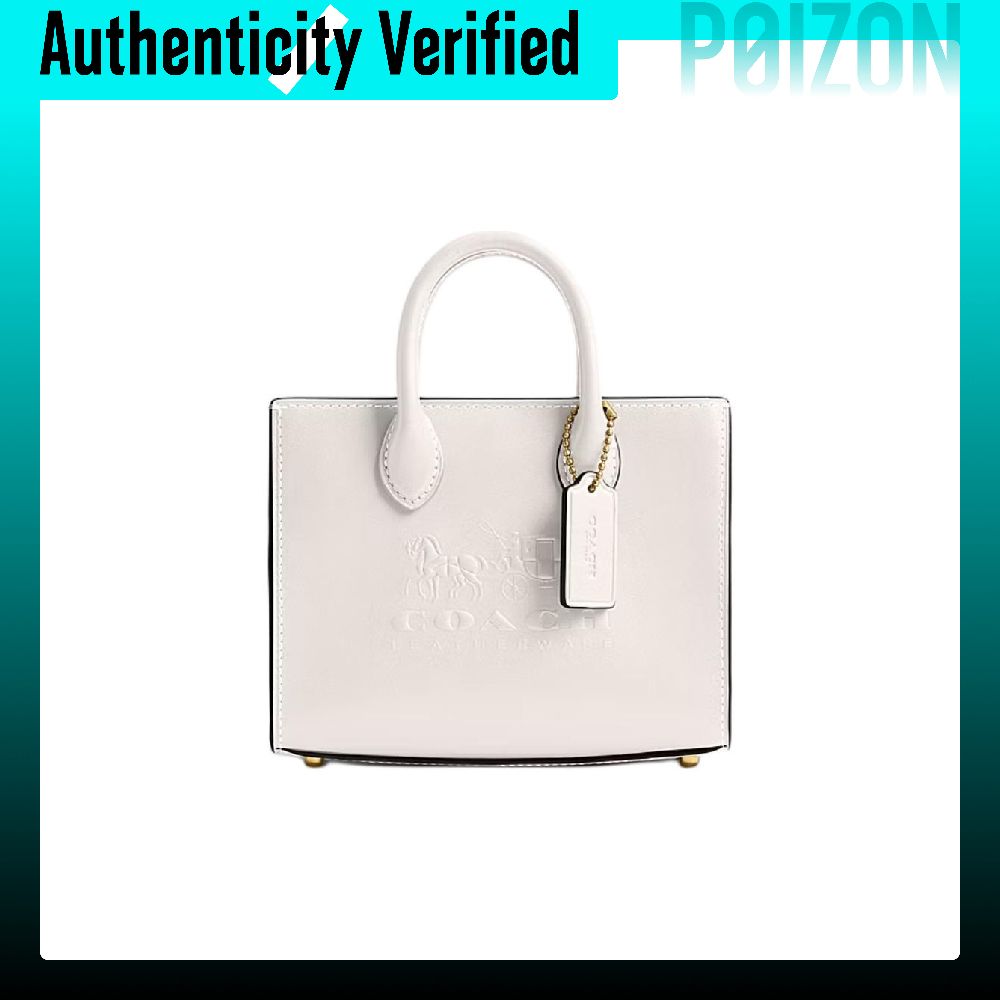 COACH Ace Cow Leather Tote Bag - Chalk Bag review and price