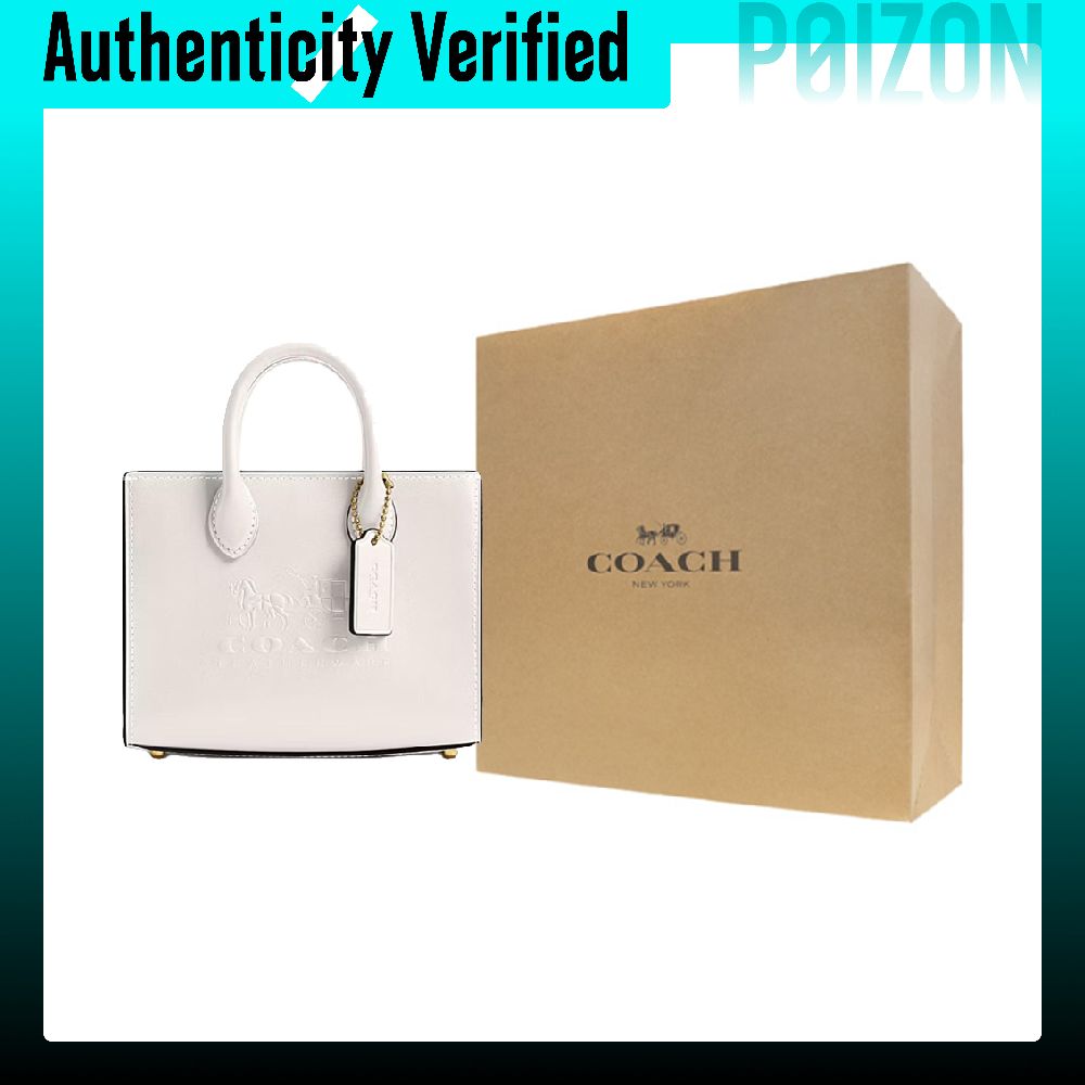 COACH Ace Cow Leather Tote Bag - Chalk Bag review and price