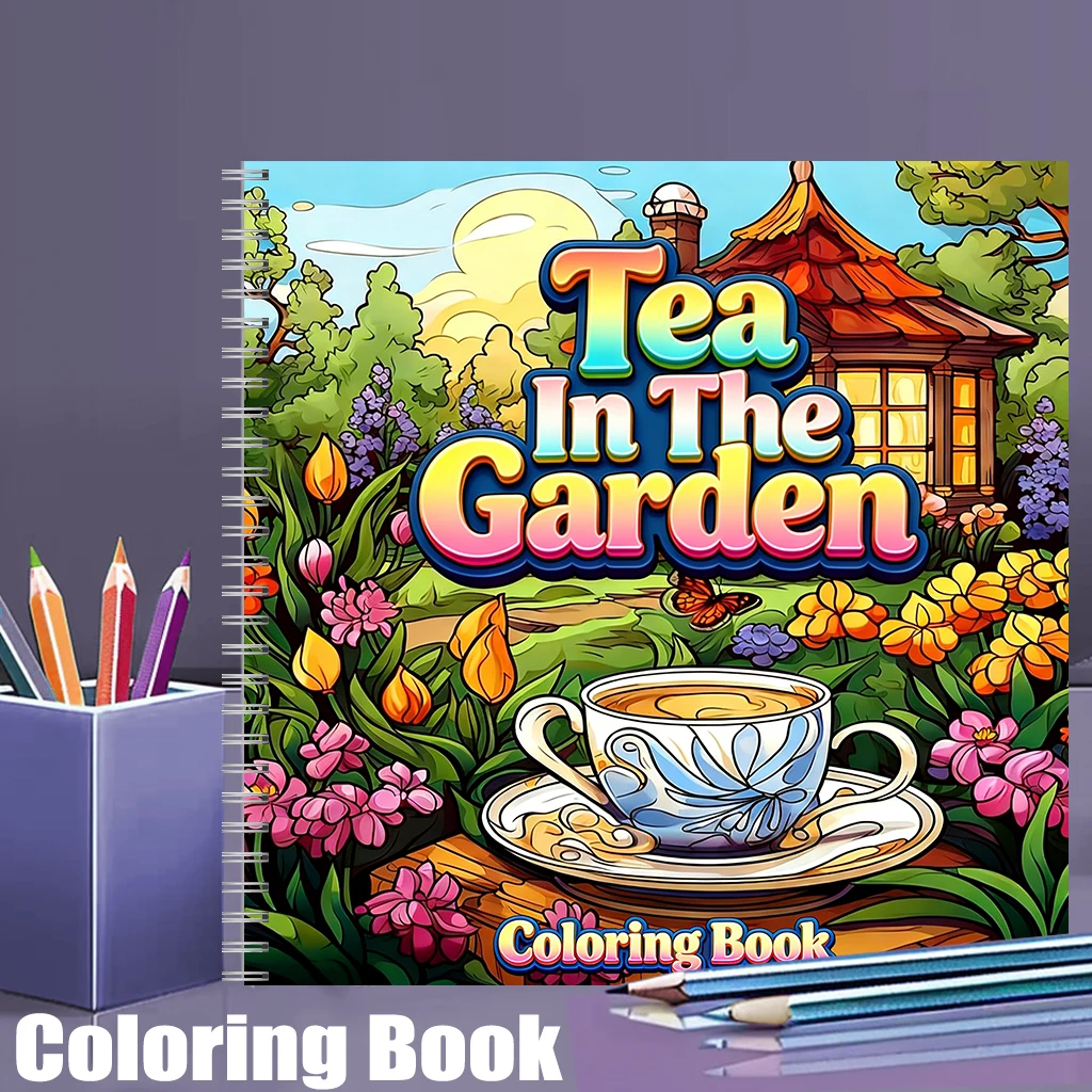Tea In The Gardens Coloring Bo - Chalk Bag review and price