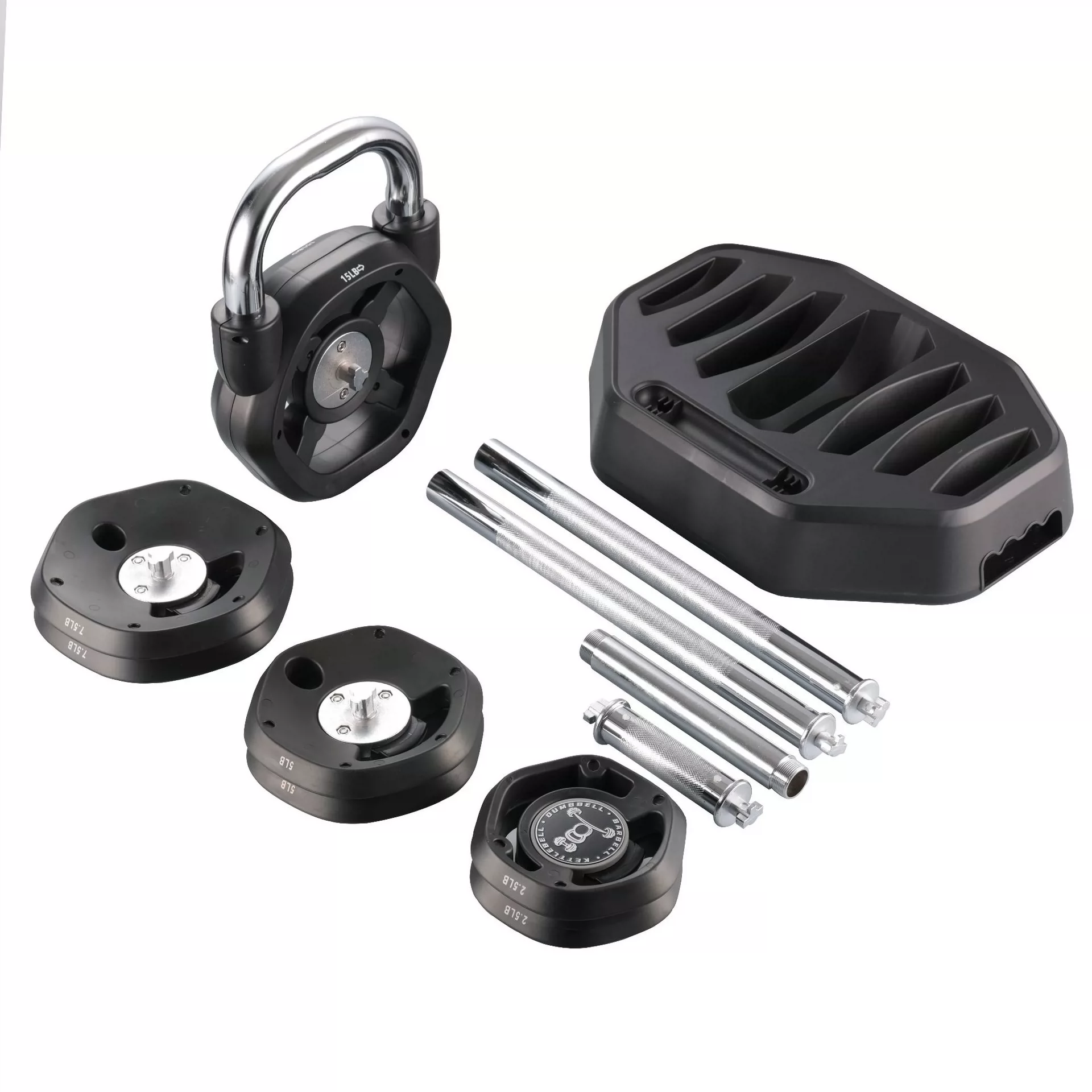 Custom 3-in-1 Adjustable Dumbb - Kettlebell review and price